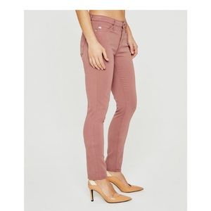 AG Adriano Goldschmeid Dusty Pink The Skinny Corduroy Legging Size 26R